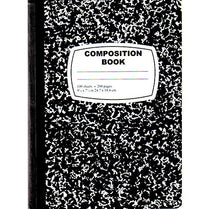 E-CLIPS Composition Notebook Thicker Board - Black, Case Pack of 48, Ideal for Bulk Buyers