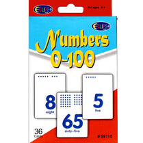 AUKSales Flash Cards, Numbers, 36 Cards, Case Pack of 48 , Ideal for Bulk Buyers