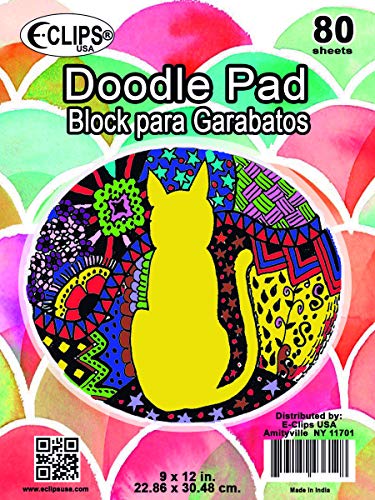 Doodle pad, 9" x 12", 80 Sheets, Case Pack of 36, Ideal for Bulk Buyers