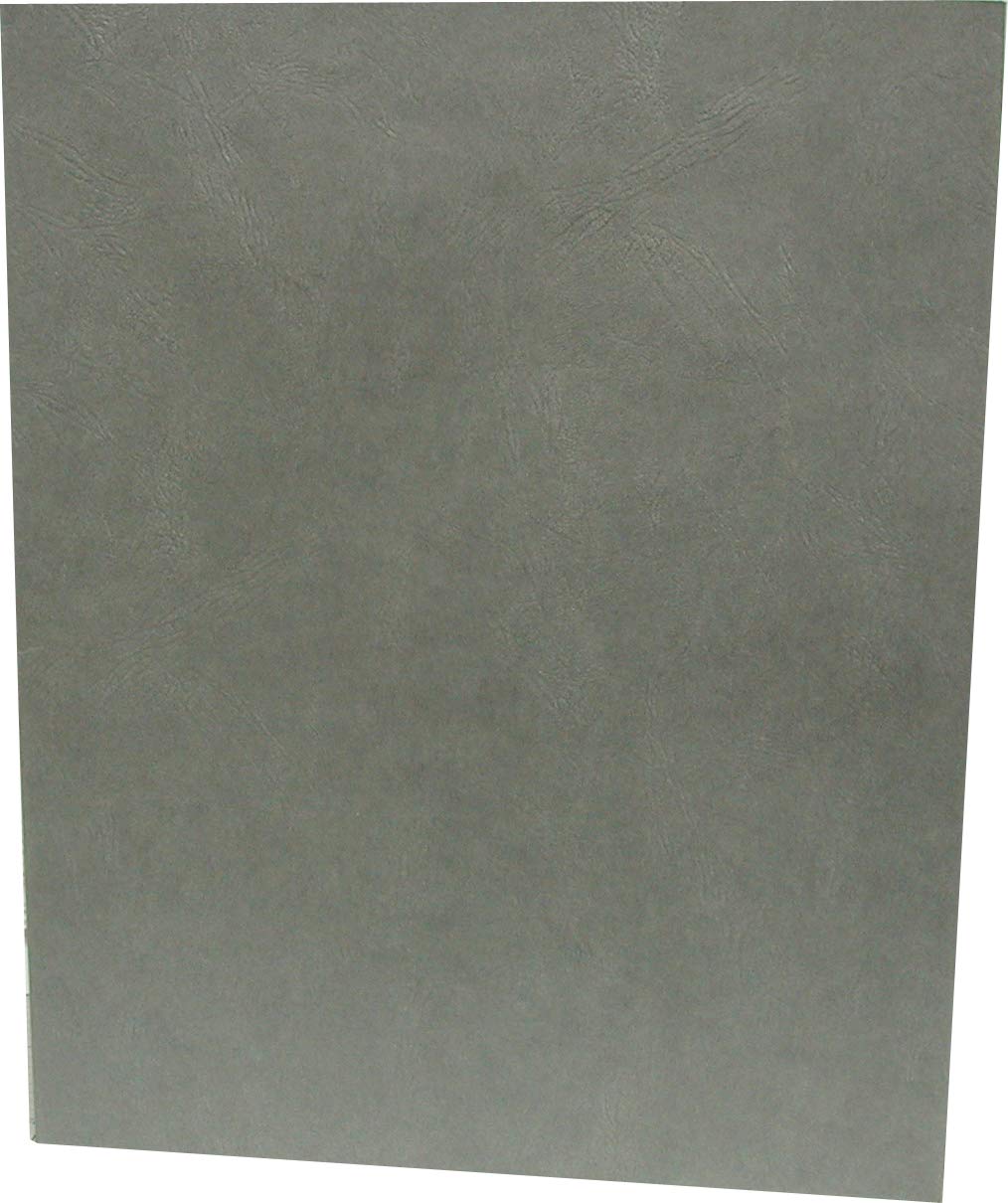 AUKSales AMPAD 2 Pocket Portfolio - Leatherette Gray, Case Pack of 125, Ideal for Bulk Buyers