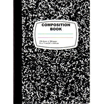 Composition Notebook, 150 sheets, Black, Case Pack of 36, Ideal for Bulk Buyers