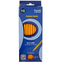 #2 Pencils, 10 pk. in a box, Sharpened, Case Pack of 80, Ideal for Bulk Buyers