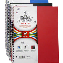 TOPS Poly 3 subject 11x9 notebook, WR, 120 sheets,Case Pack of 12, Ideal for Bulk Buyers