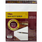 TOPS Writing Pad, 8 1/2" x 11 3/4", Wide Ruled, 50 White Colored Sheets , 3 Packs, Case Pack of 24, Ideal for Bulk Buyers