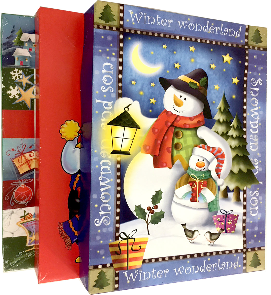 Christmas Gift Boxes, 3 pk, 14.25″ x 9″ x 2″, Case Pack of 48, Ideal for Bulk Buyers