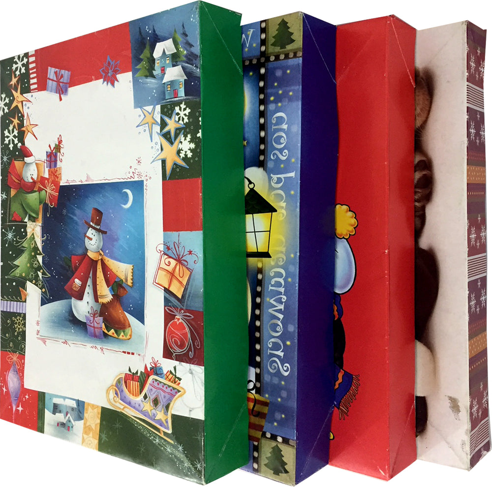 Christmas Gift Boxes, Small, 4 Pk, Case Pack of 48 , Ideal for Bulk Buyers