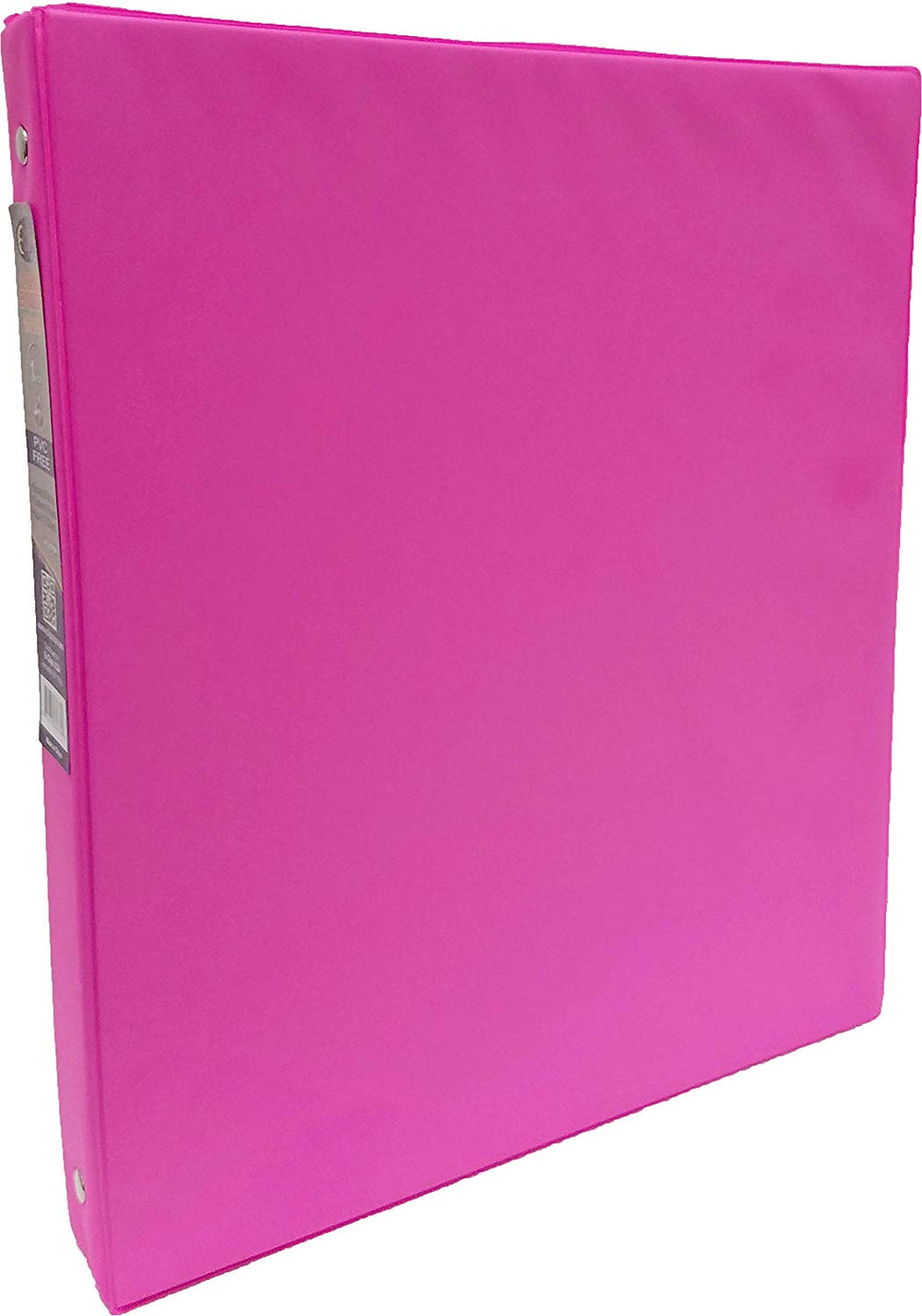 Vinyl Binder, 1", 2 Pockets, Neon Pink, Case Pack of 24, Ideal for Bulk Buyers