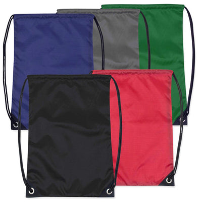Drawstring Backpacks, full size 18.5"x 14", Assorted Colors, Case Pack of 60 , Ideal for Bulk Buyers