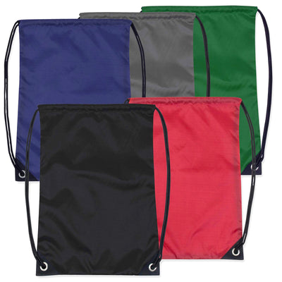 Drawstring backpacks, 15.5" x 12", Assorted Colors , Case Pack of 72, Ideal for Bulk Buyers