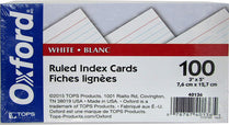 OXFORD Index cards, 3