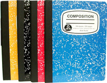 Wide Ruled Composition Notebook Assorted Colors, Case Pack of 48