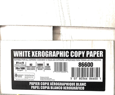 Multi-Use Copy Paper, 92 Brightness, 500 sheets, Case Pack of 10, Ideal for Bulk Buyers
