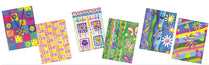 Flower Gift Bags Glossy Assorted Designs - Extra Large, Case Pack of 96, Ideal for Bulk Buyers