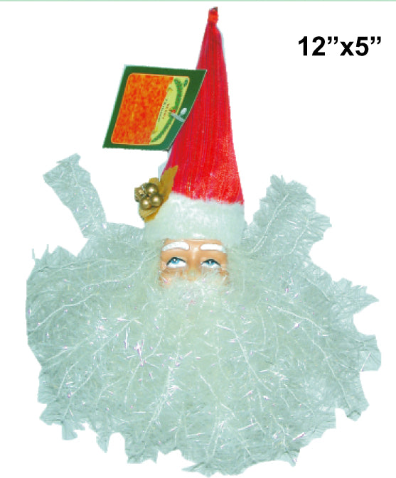 Santa Face Decoration Ornament, Case Pack of 60, Ideal for Bulk Buyers