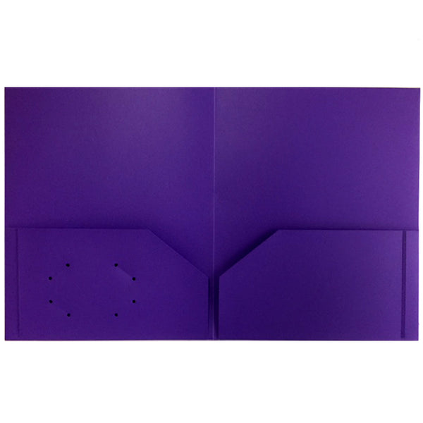 TOPS, 2 Pocket Poly folders, No Holes, Purple, Case Pack of 144, Ideal for Bulk Buyers