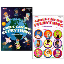 Girls Can Do Everything Coloring Book & Activity Book, Case Pack of 48 , Ideal for Bulk Buyers