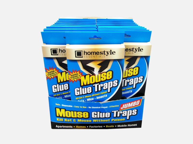 2PK SUPER JUMBO RAT GLUE TRAP - 48