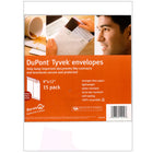 DUPONT Envelopes,  9" x 12", 15 Pack, Self Sealing, White, Case Pack of 20, Ideal for Bulk Buyers