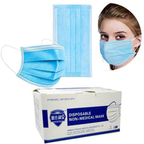 Disposable Face Mask, Non-Medical, Case Pack of 50, Ideal for Bulk Buyers