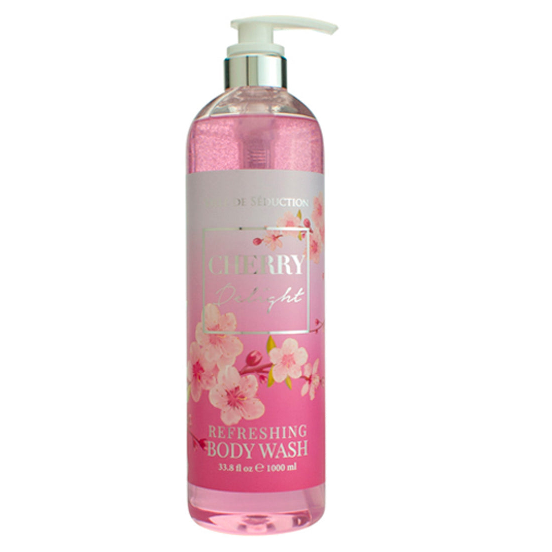 Gel body wash, Cherry Delight 33.8 Oz, Case Pack of 12, Ideal for Bulk Buyers