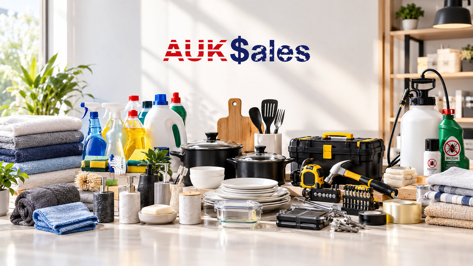Household basics by the case from AUKSales